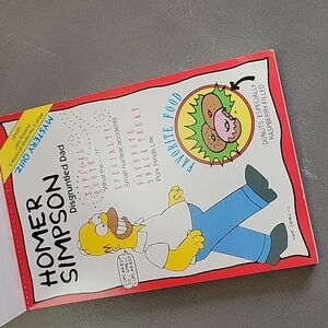 Greetings From The Simpsons A Postcard Book by Matt Groening 1990